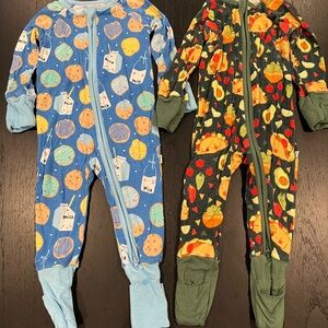 Little Sleepies Milk and Cookies & Taco/Avocado Zippies